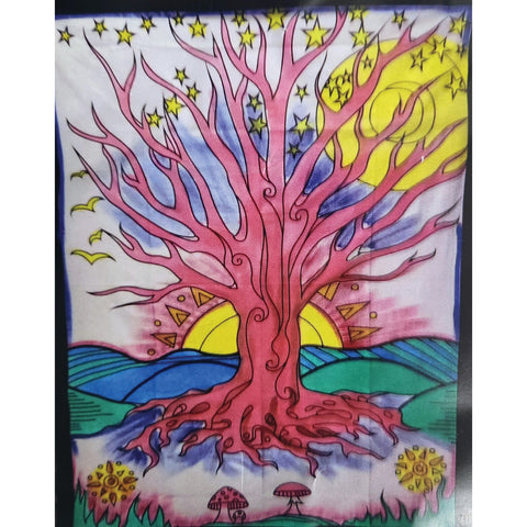 Tree of Life Mushroom Tapestry