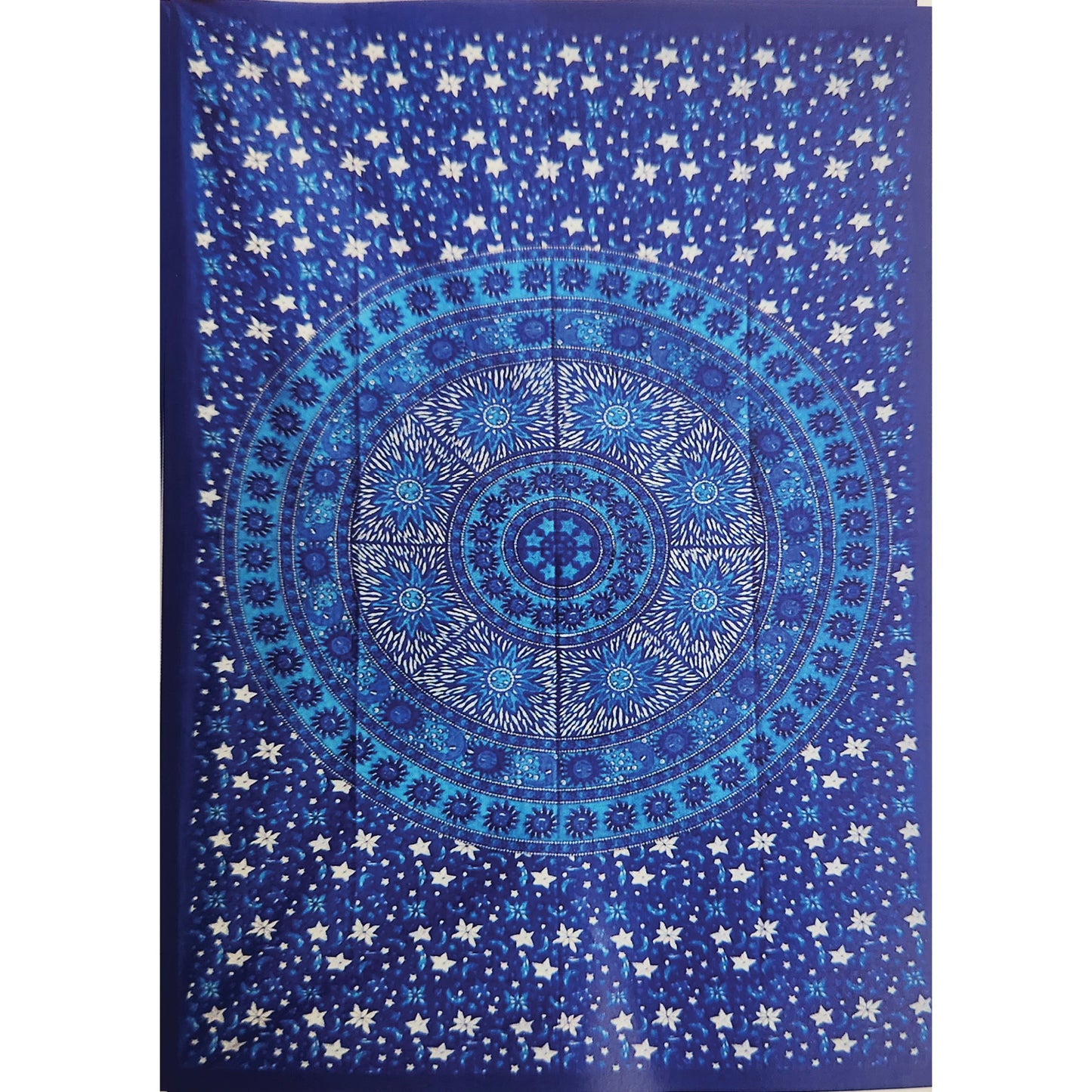 Sun Stars Mandala Galaxy Tapestry