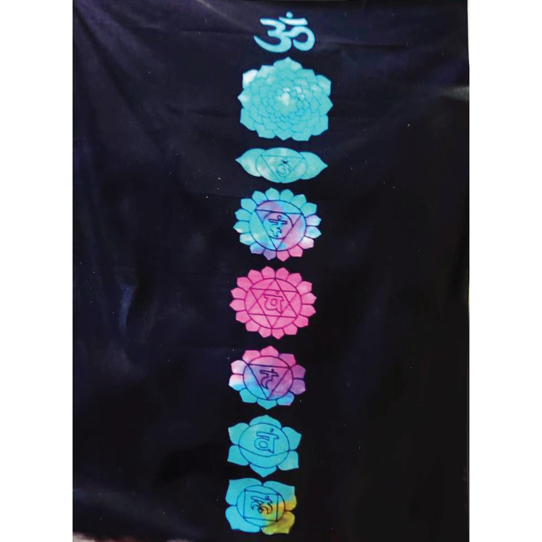 Seven Chakras Om Tapestry