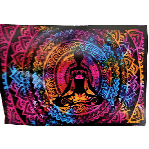 Meditation Reiki Lotus Tapestry