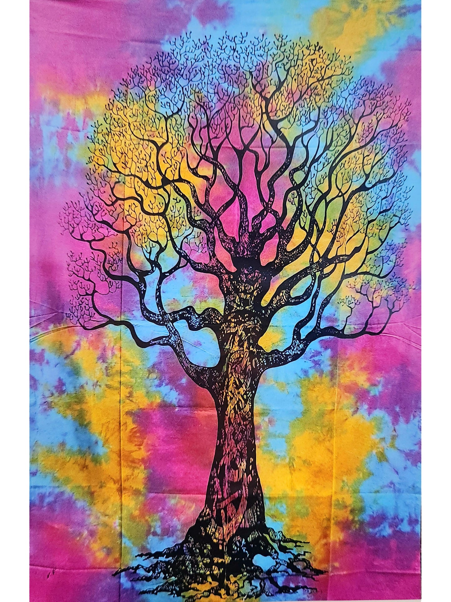 Tree Of Life Tie Dye Tapestry