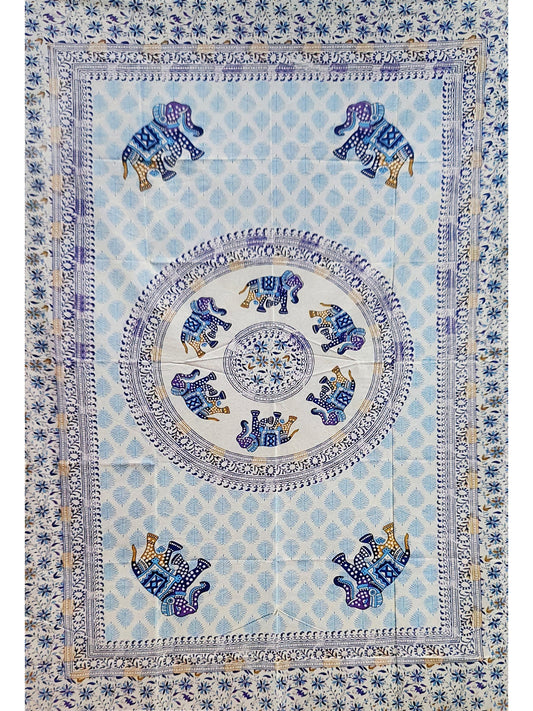 Elephants Mandala Tapestry