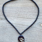 Om Necklace Rose Wood