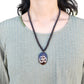 Om Necklace Rose Wood