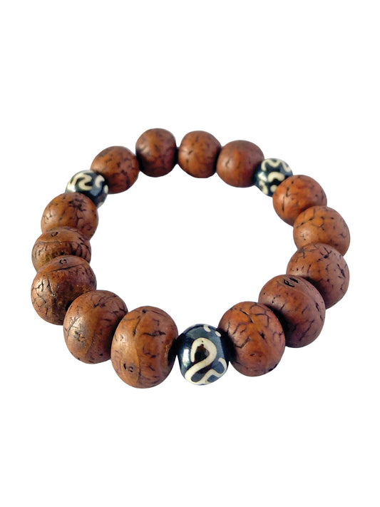 Bodhi Seed Om Bracelet