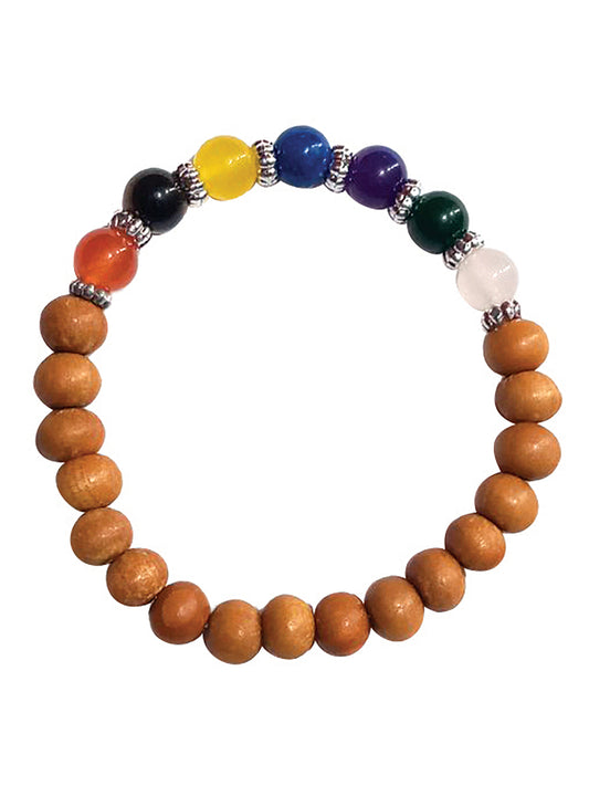 Seven Chakras Beaded Bracelet