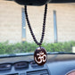 Om Necklace Rose Wood