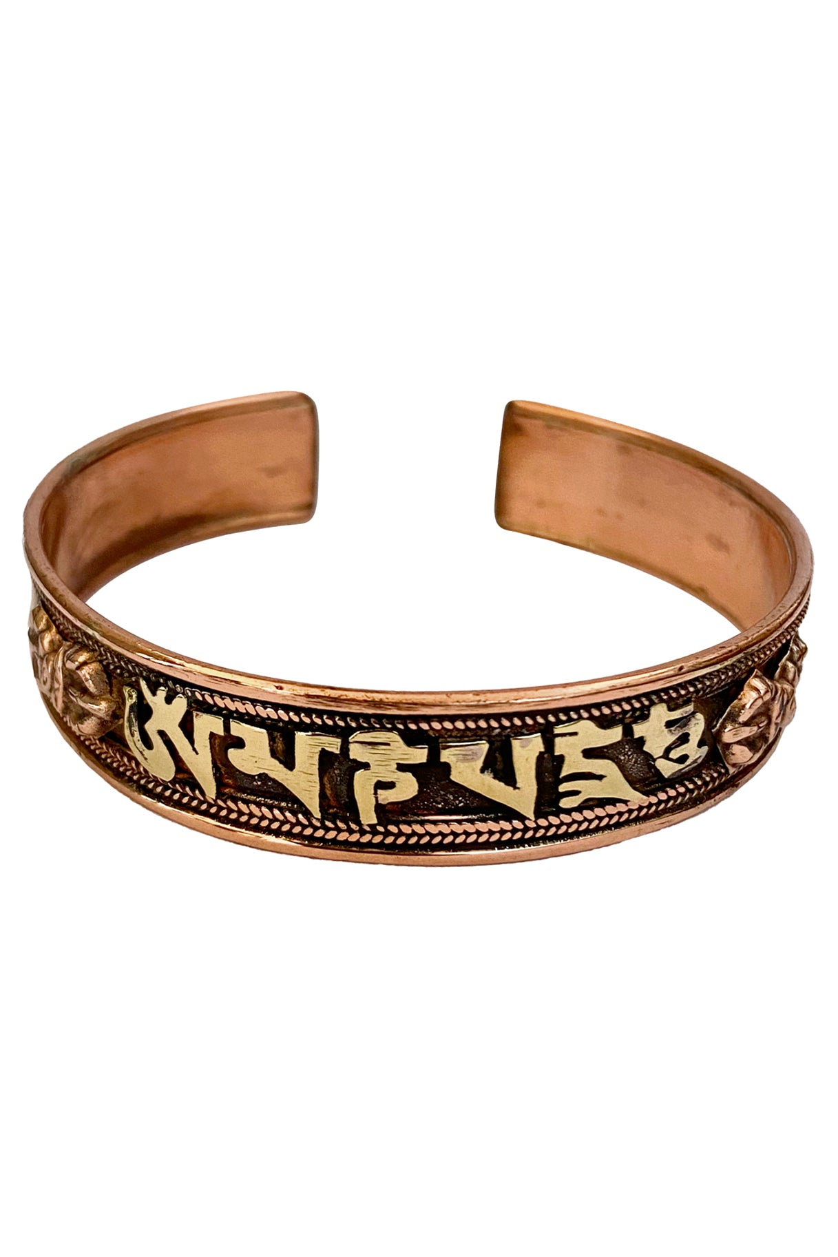 Copper Bracelet Mantra "Om Mani Padme Hum"