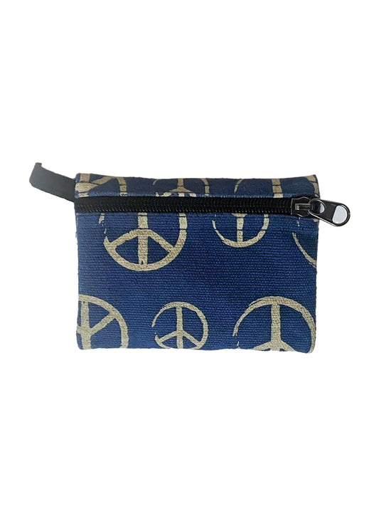 Coin Purse Peace Print