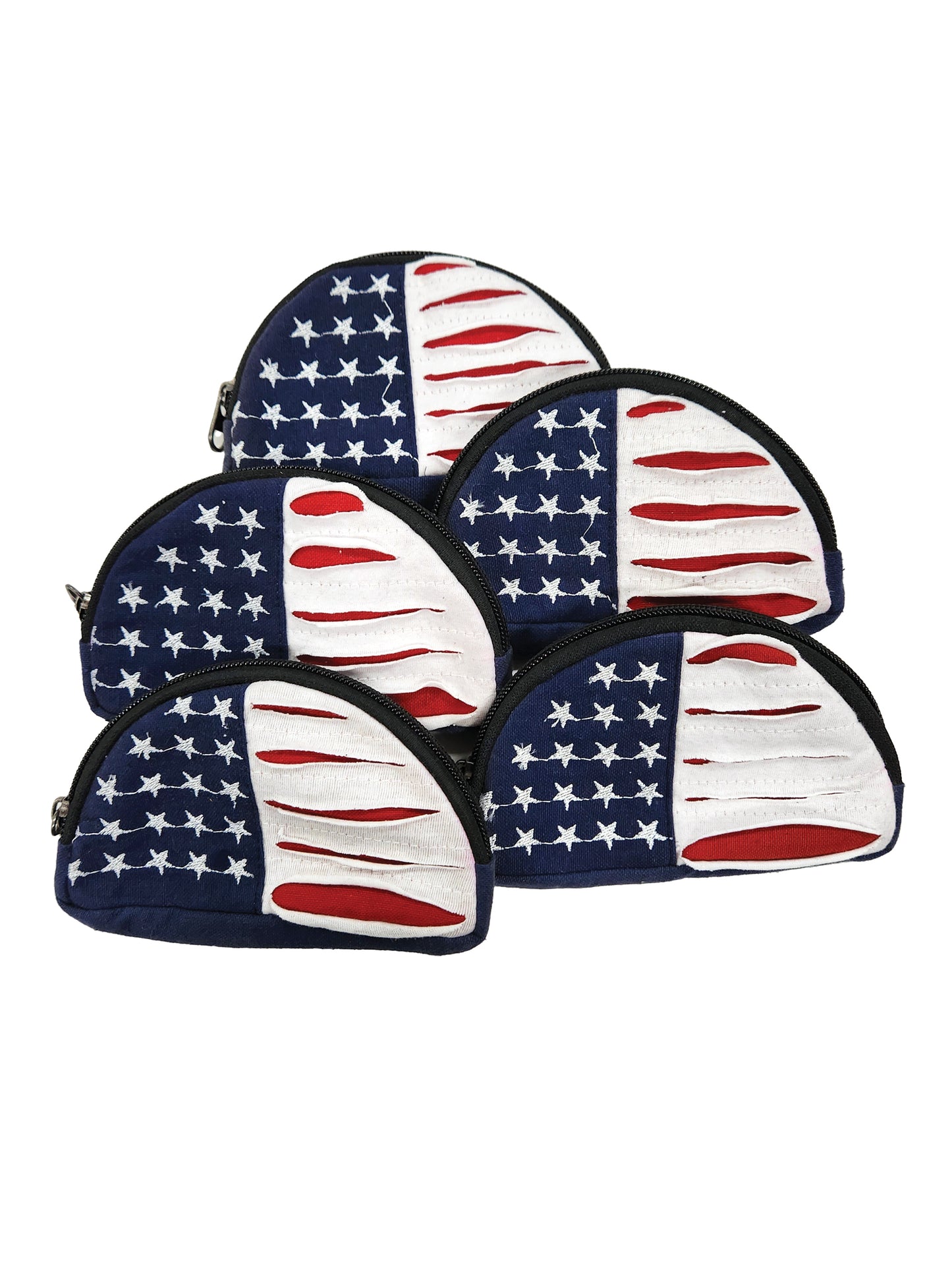 American Flag Coin Purse