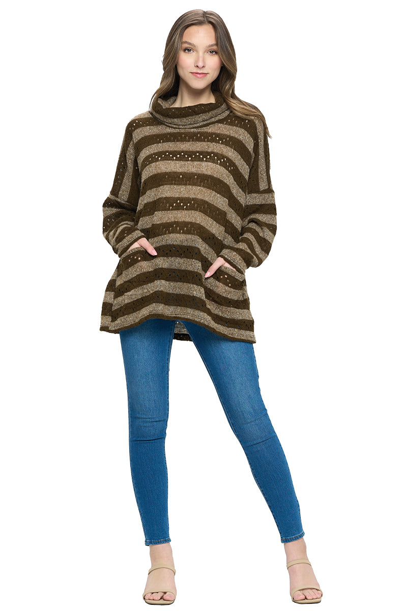 Sweater Striped Loose Fit
