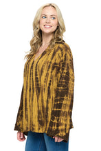 Hoodie Ribbed Tie Dye