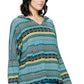 Hoodie Tribal Print Loose Fit