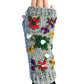 Handmade Knit Fingerless Floral Gloves