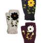 Handmade Crochet Fingerless Floral Gloves