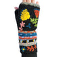 Handmade Knit Fingerless Floral Gloves