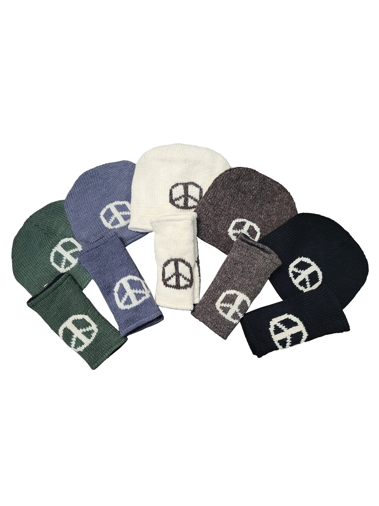 Peace Sign Beanie Hat