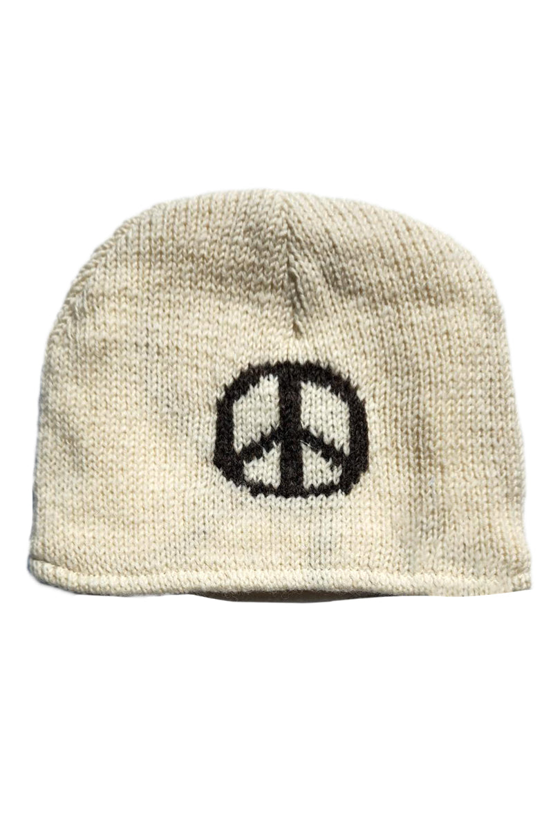 Peace Sign Beanie Hat
