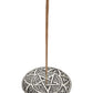 Pentagon Star Round Incense Holder