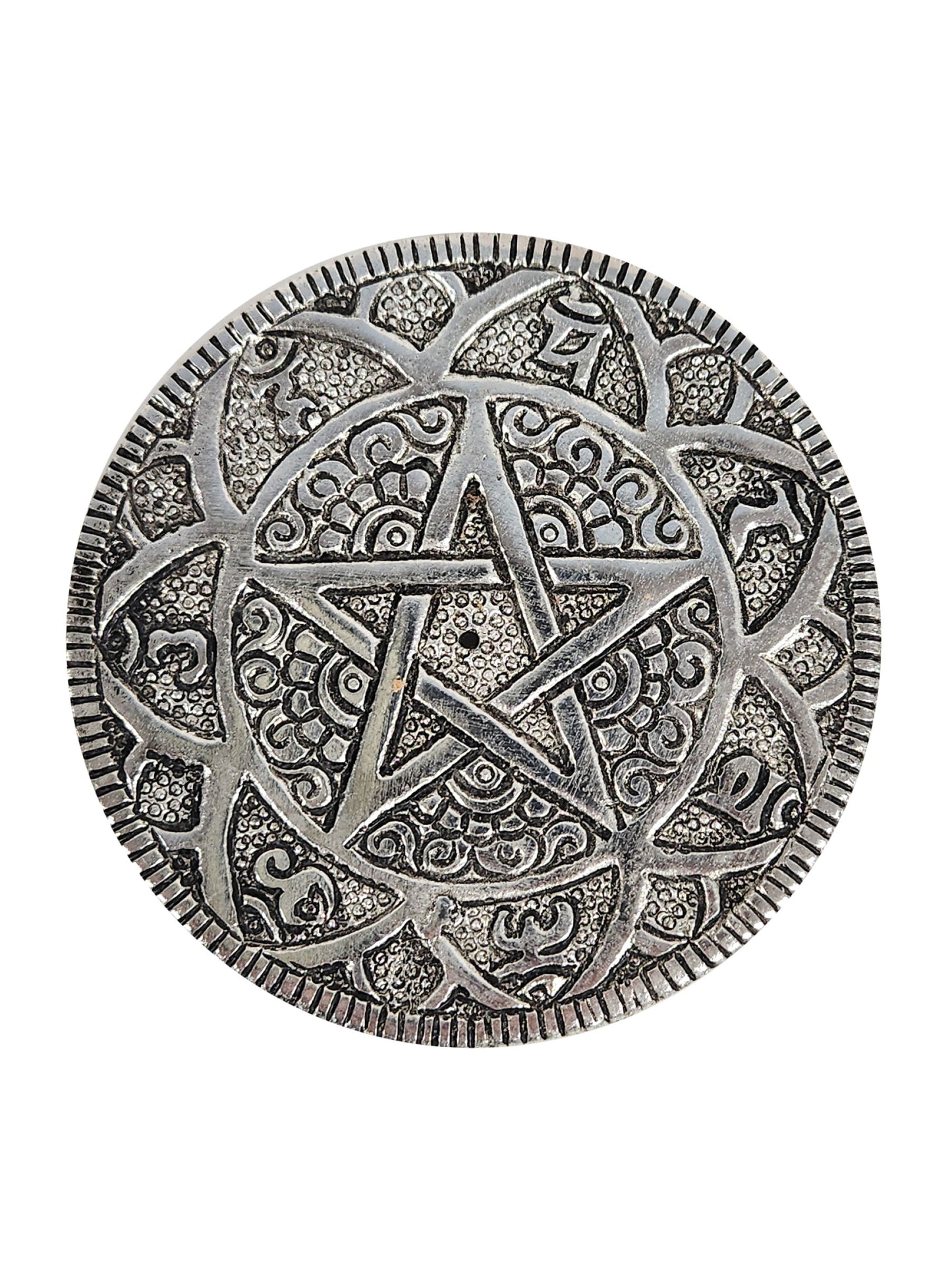 Pentagon Star Round Incense Holder