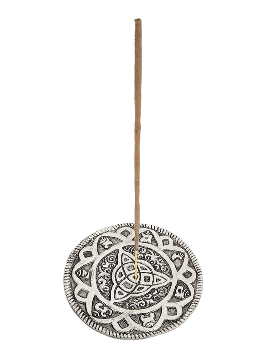 Triquetra Celtic Round Incense Holder