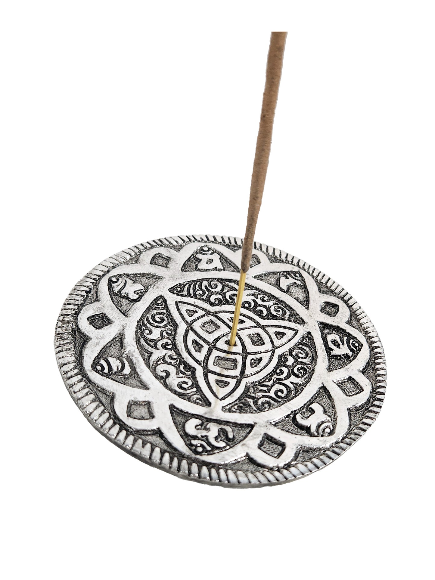 Triquetra Celtic Round Incense Holder