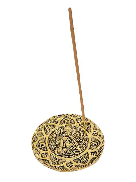 Buddha Round Incense Holder