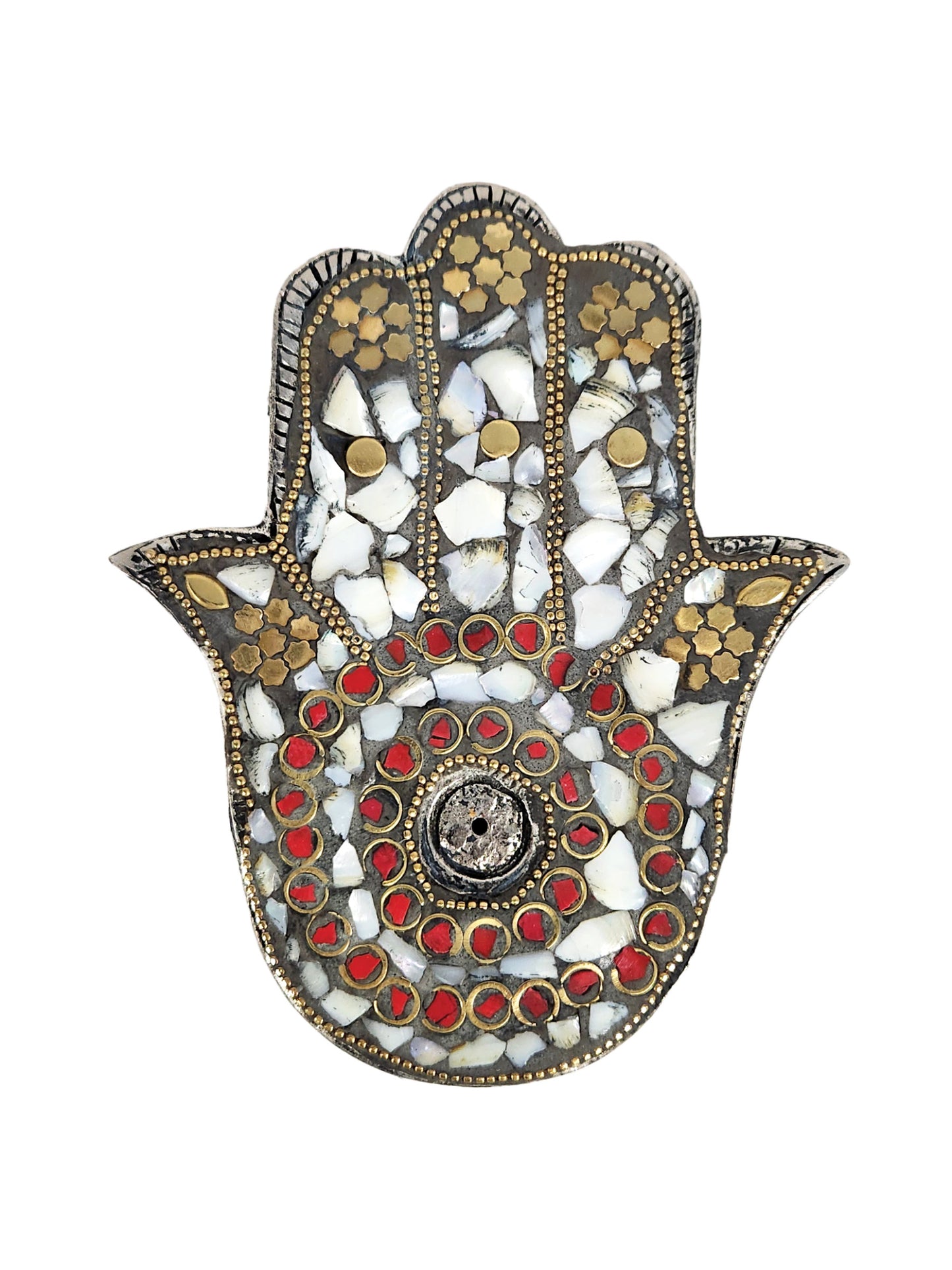 Hamsa Mosaic  Incense Holder