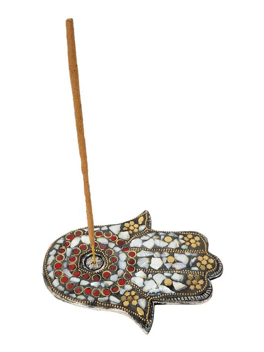 Hamsa Mosaic  Incense Holder