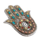 Hamsa Mosaic Multicolor Incense Holder