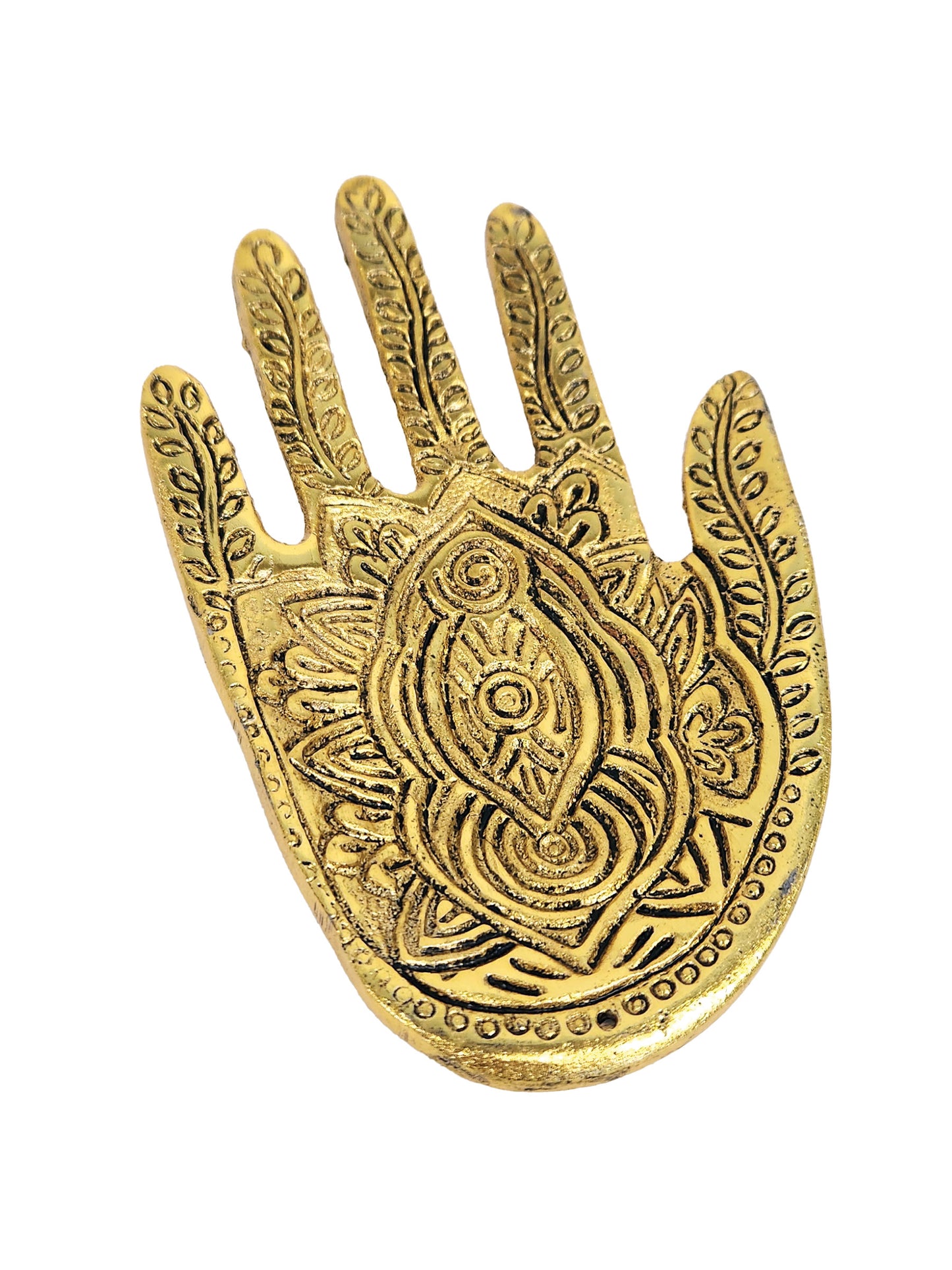 Hamsa Carved Incense Holder