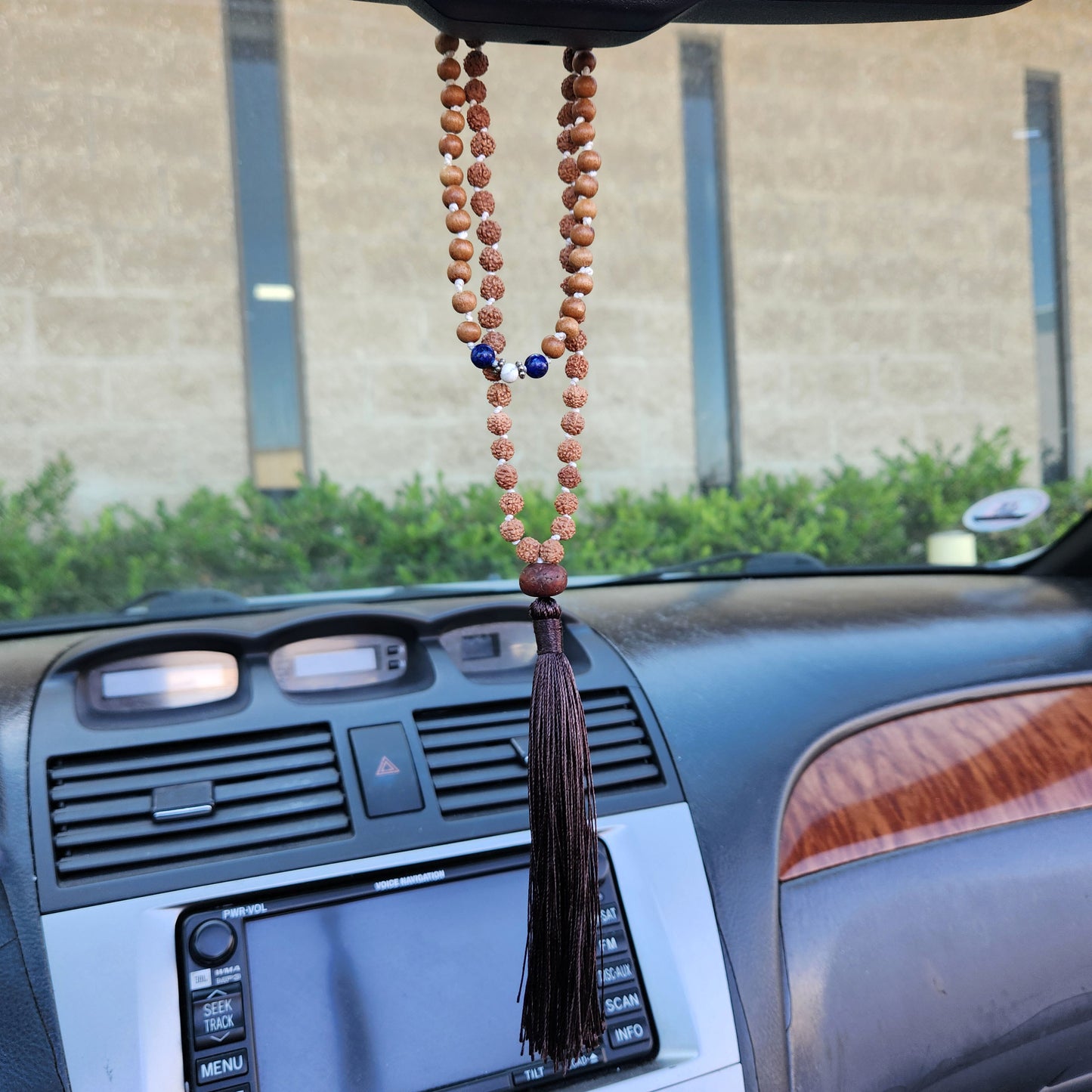 Necklace Rudraksha Sandalwood Tassel
