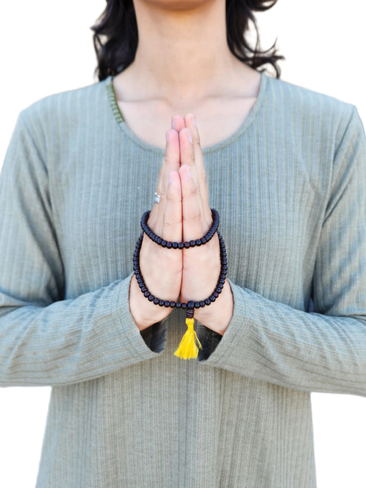 Wooden Prayer Mala Beads