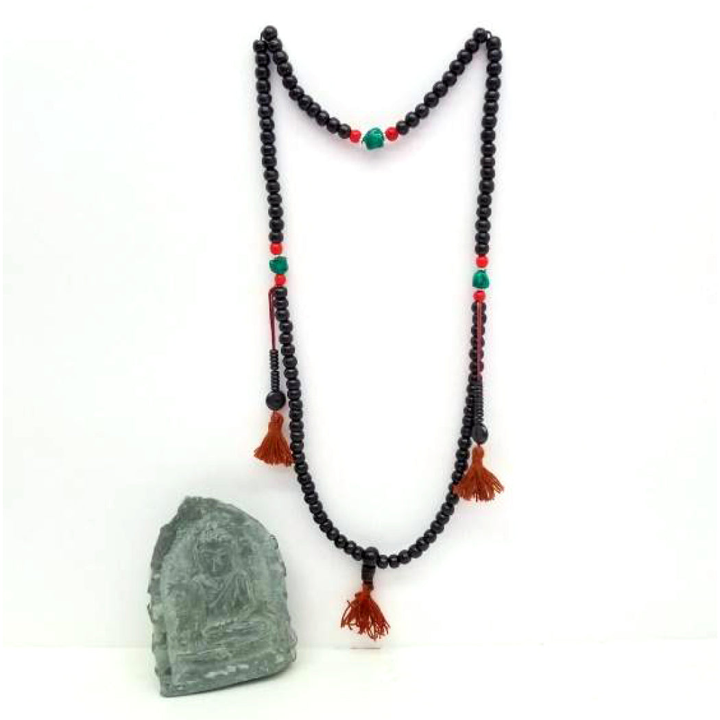 Bone Prayer Mala Beads With Counters
