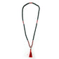 Beaded Tassel Mala Onyx