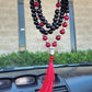 Beaded Tassel Mala Onyx