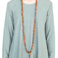 Wood Bead Knotted Mala