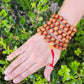 Wood Bead Knotted Mala