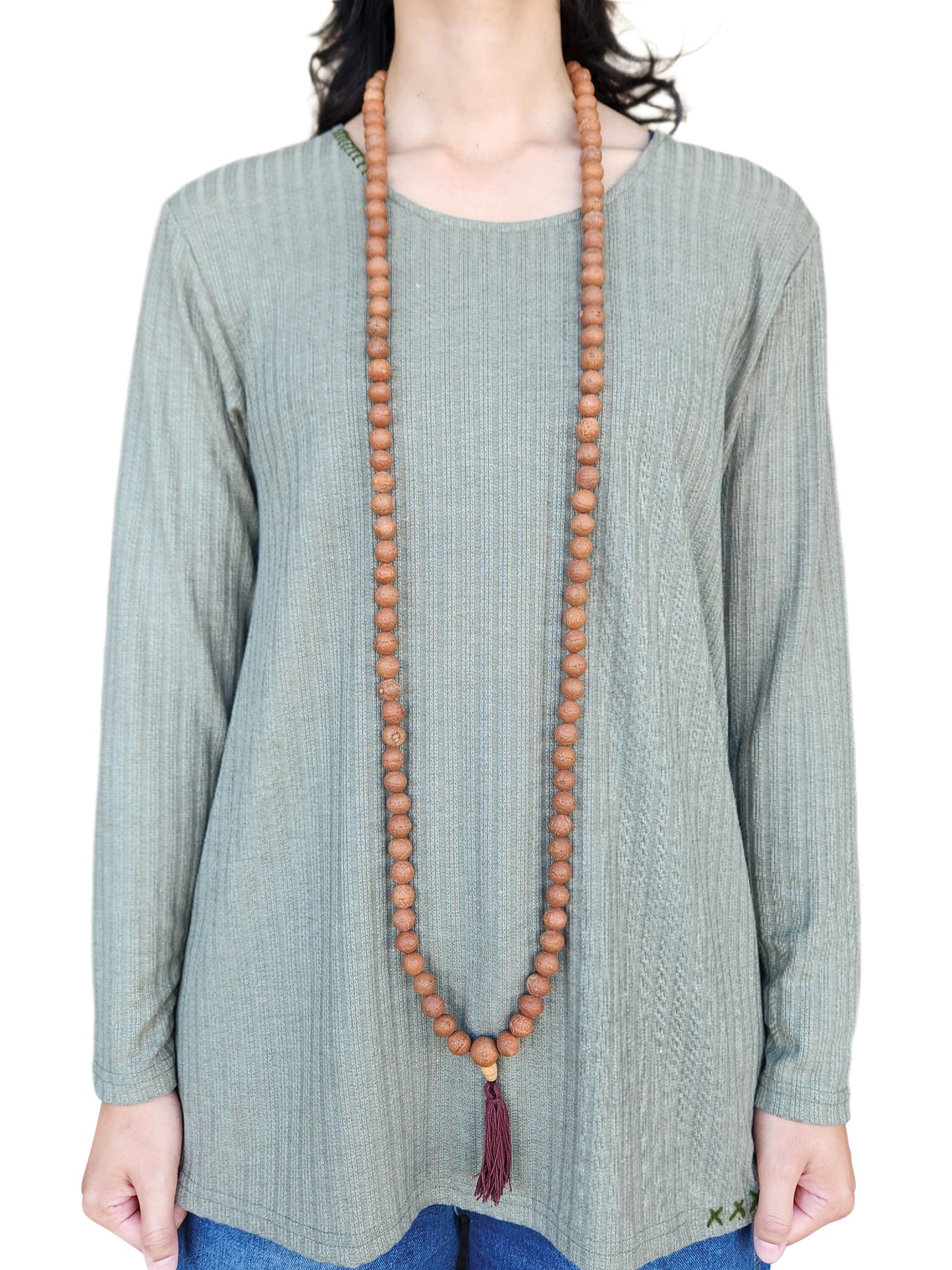 Mala Bead Bodhi Seed Necklace