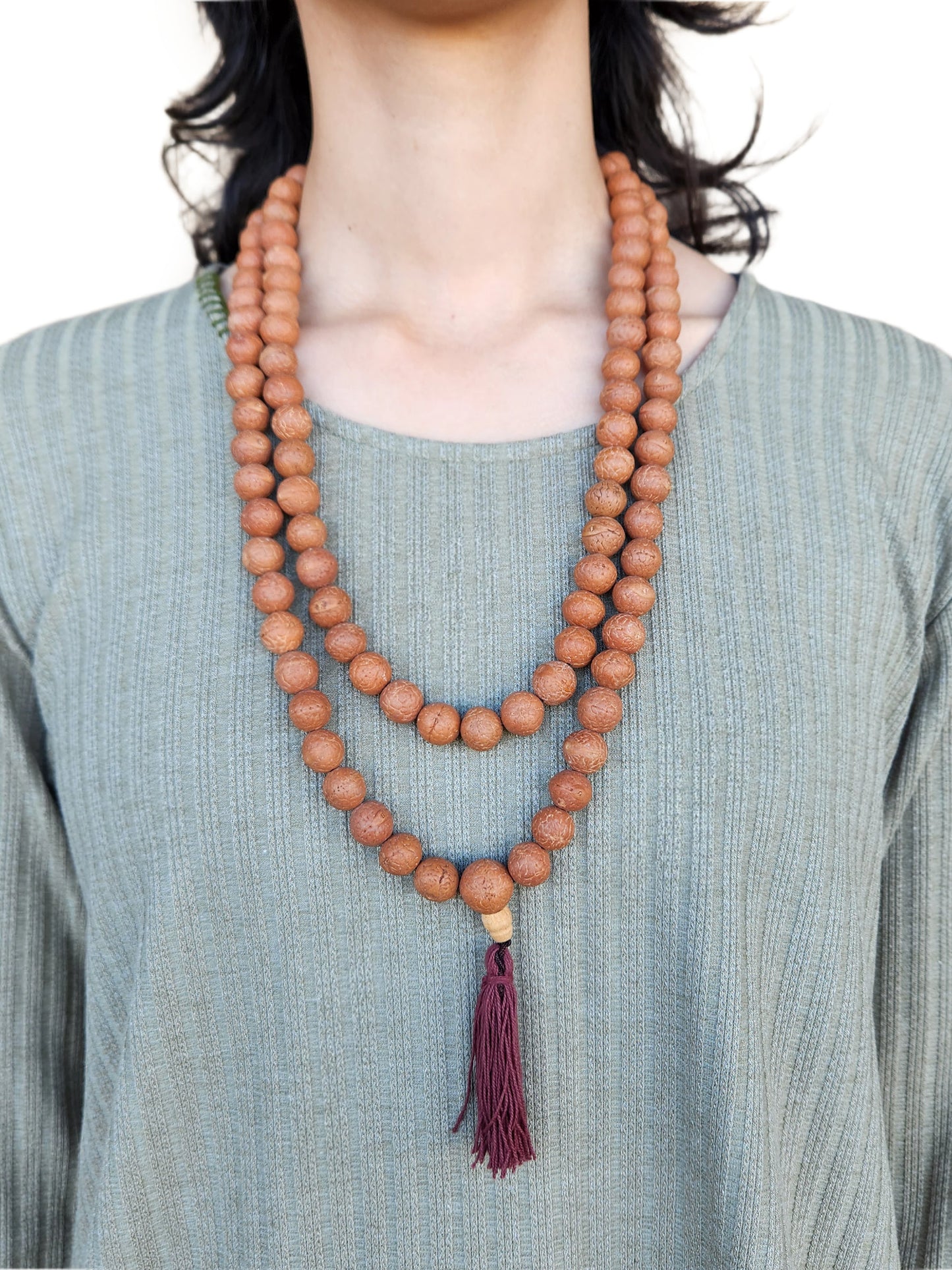 Mala Bead Bodhi Seed Necklace