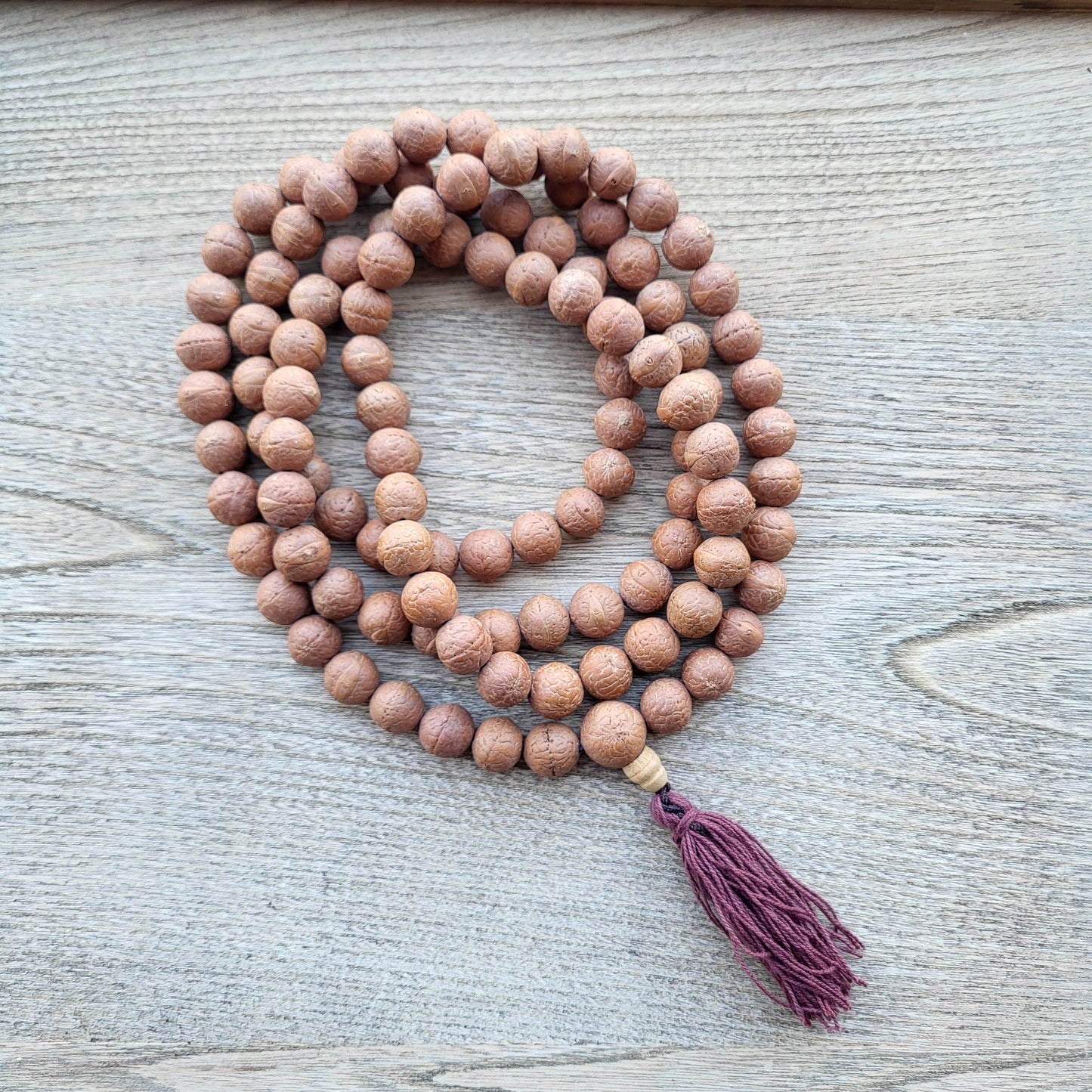 Mala Bead Bodhi Seed Necklace