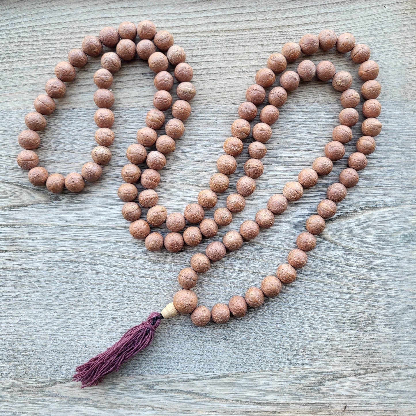 Mala Bead Bodhi Seed Necklace