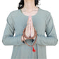 Rudraksha Prayer Mala Beads Knot Necklace