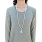 Prayer Skull Mala Bead Necklace Tassel