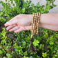 Prayer Skull Mala Bead Necklace Tassel