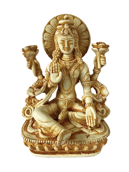 White Laxmi Statue
