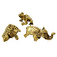 Brass Spirit Animal Mini Statues- Elephant