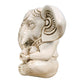 White Blessing Ganesh Statue