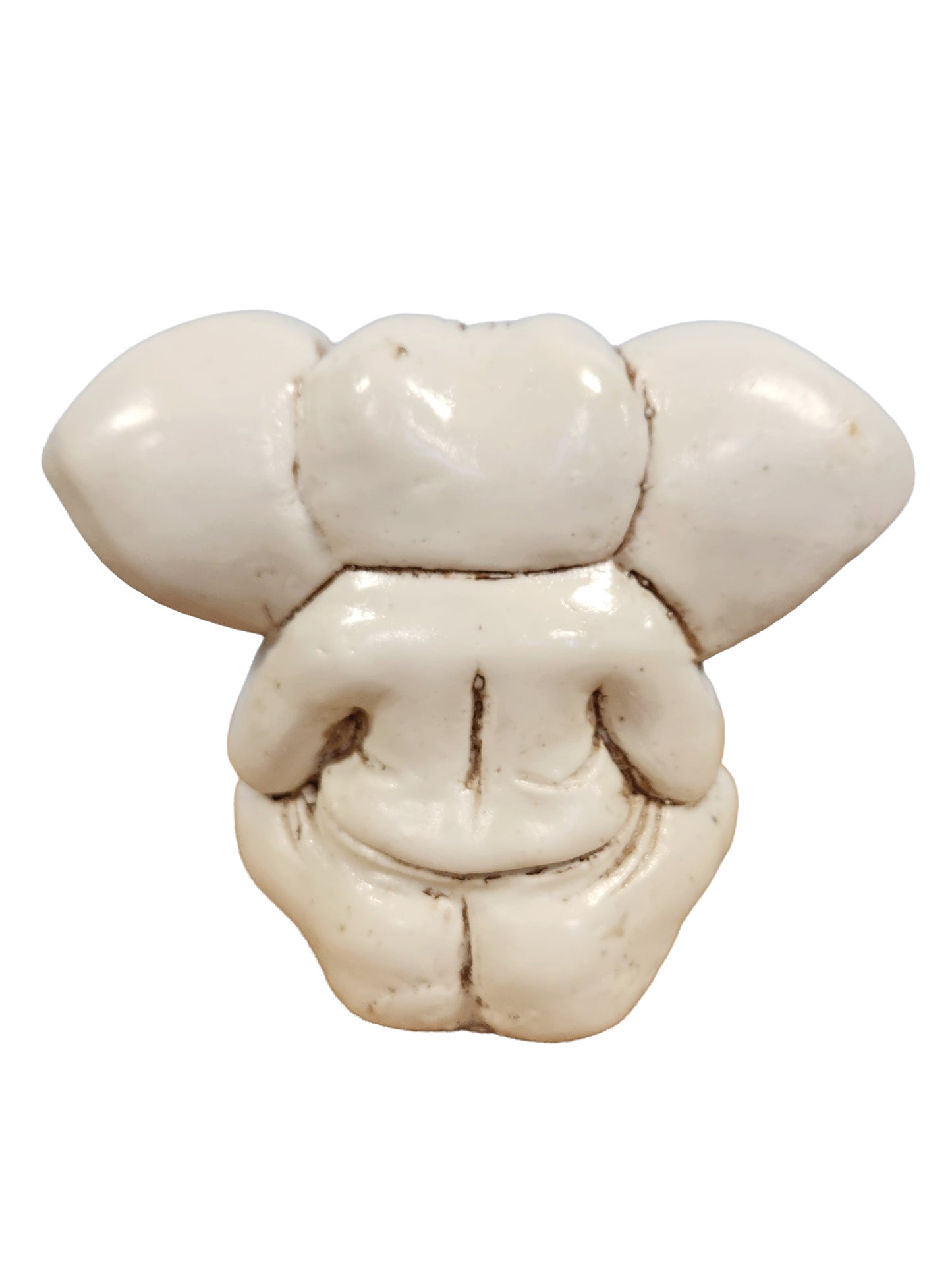White Blessing Ganesh Statue