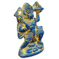 Hanuman Brass Statue Blue Sand Finish